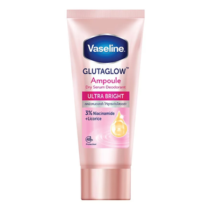 Vaseline Dry Serum GlutaGlow Ampoule Deodorant Ultra Bright with 3% Niacinamide + Licorice 45ml